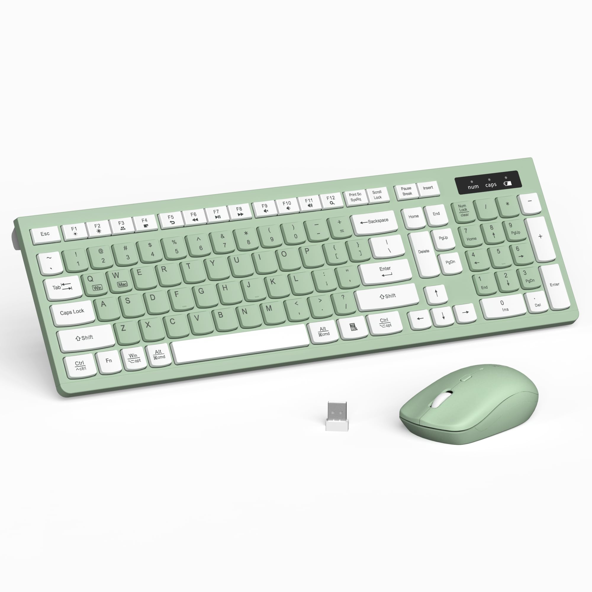 Amazon.com: Wireless Keyboard and Mouse Combo, Full-Sized Wireless